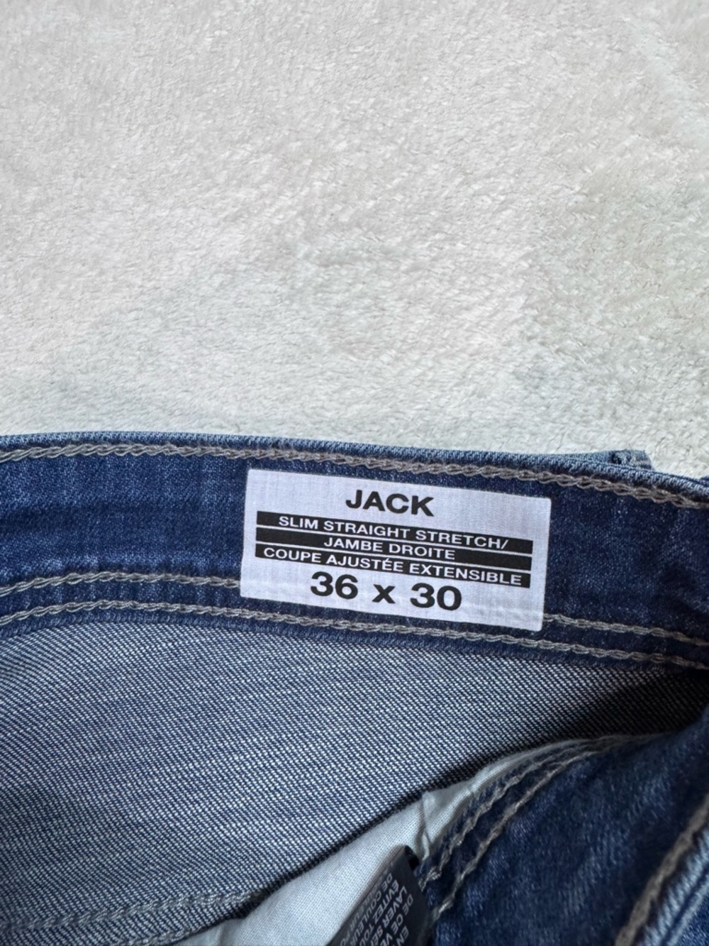 Buffalo David Bitton Men's Slim Straight Stretch Jeans 36 X 30 NWOT - Picture 5 of 5